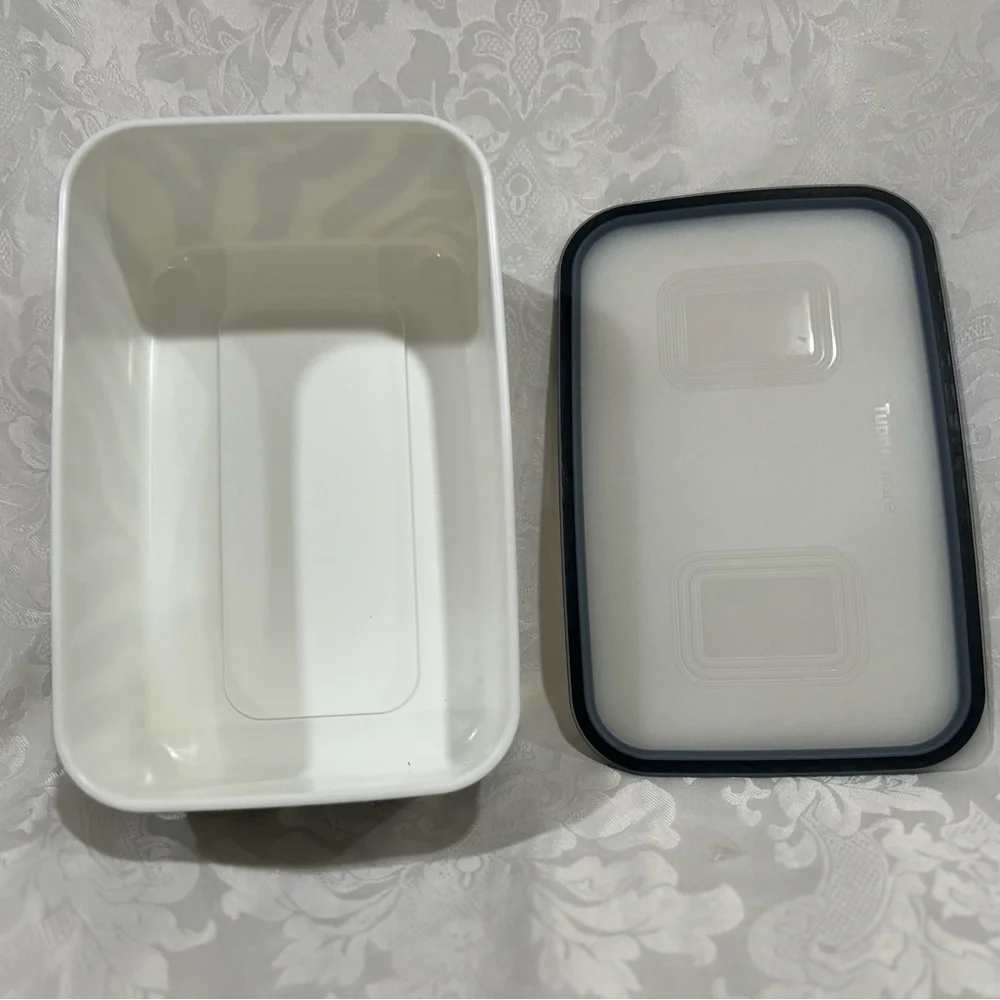 NWOT Vintage Tupperware Zebra Print Rectangular Container Special Edition